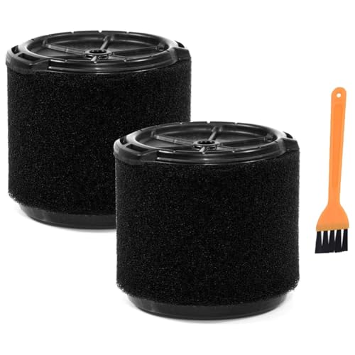 Ohulelks 2 Stück VF3700 Schaumstofffilter für Nassanwendungen, für Staubsaugerfilter, für Werkstattstaubsauger mit 3 Bis 4 1/2 Gallonen von Ohulelks
