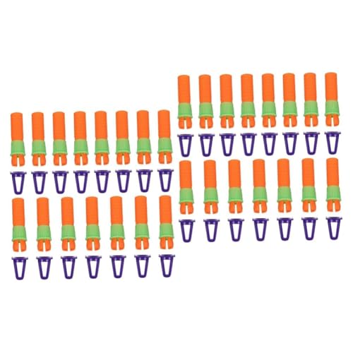 Ohulelks 30 Stück Ölpastell-Extender, Malstifthalter, Buntstift-Extender, Ölgemälde-Stick-Extender-Stifte für Wachsstifte von Ohulelks