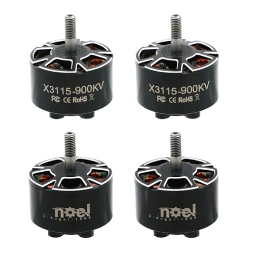 Ohulelks 4 Stück X3115 Bürstenloser Motor 900KV 6S Drohnenmotor für FPV RC Multikopter Racing Drohnen Zubehör DIY Ohulelks 4 Stück X3115 Bürstenloser Motor 900KV 6S Drohnenmotor für FPV RC Multikopter Racing Drohnen Zubehör DIY von Ohulelks