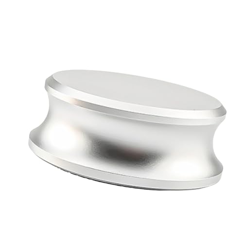 Ohulelks Aluminium-Schallplattengewicht-Stabilisator, Disc-Balanced-Klemme für Plattenspieler, LP-Plattenspieler-Zubehör, Silber Ohulelks Aluminium-Schallplattengewicht-Stabilisator, Disc-Balanced-Klemme für Plattenspieler, LP-Plattenspieler-Zubehör, Silber von Ohulelks