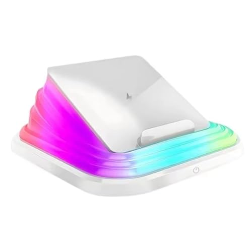 Ohulelks Faltbares Kabelloses Ladegerät mit Buntem Touch-Nachtlicht - Multifunktionale Desktop-Ladestation für Mobiltelefone Ohulelks Faltbares Kabelloses Ladegerät mit Buntem Touch-Nachtlicht - Multifunktionale Desktop-Ladestation für Mobiltelefone von Ohulelks