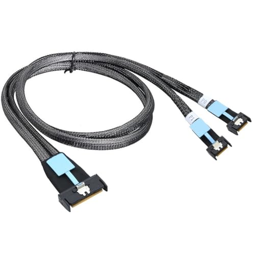 Ohulelks Gen5 MClo X8 Adapter Kabel Gen5 MCIO X8 auf Dual MCIO X4 Server Kabel für PC SATA 3.0 U.2 Oculink Pcie Sata Kabel 1M Ohulelks Gen5 MClo X8 Adapter Kabel Gen5 MCIO X8 auf Dual MCIO X4 Server Kabel für PC SATA 3.0 U.2 Oculink Pcie Sata Kabel 1M von Ohulelks