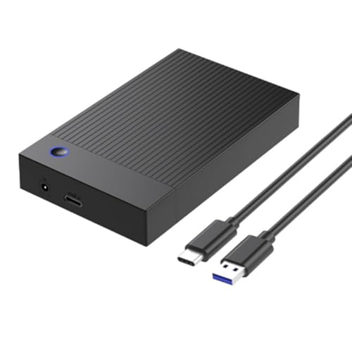 Ohulelks High-Speed USB3.1 Mobile Festplatten-Gehäuse für 3,5- Mechanische Solid-State-Spiel Laufwerke von Ohulelks