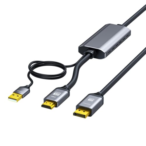 Ohulelks -Kompatibel An DP-Kabel 2-Meter-Monitor-Anschlusskabel Stromversorgungslinie Ohulelks -Kompatibel An DP-Kabel 2-Meter-Monitor-Anschlusskabel Stromversorgungslinie von Ohulelks