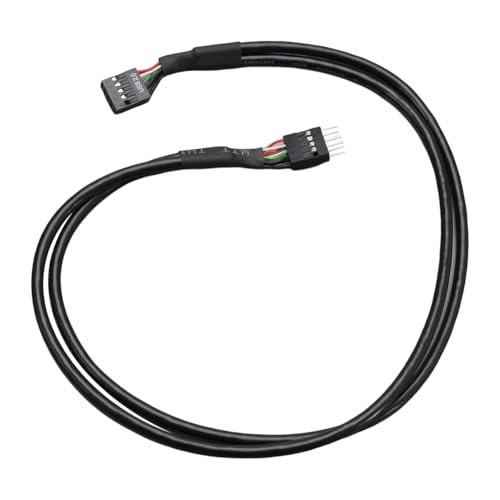 Ohulelks MainBoard-Gehäuse, 9-Poliger Anschluss, USB 2.0-Verlängerungskabel, Stecker auf Buchse, USB 2.0-Verlängerungskabel, 9-Polig auf 9-Polig von Ohulelks