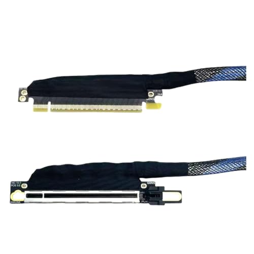 Ohulelks PCIE 5.0 X16 Grafikkarte GPU Verlängerungskabel Versilbert PCIe5.0 X16 GEN5 64GT/S Adapter Serverkabel 50CM Ohulelks PCIE 5.0 X16 Grafikkarte GPU Verlängerungskabel Versilbert PCIe5.0 X16 GEN5 64GT/S Adapter Serverkabel 50CM von Ohulelks