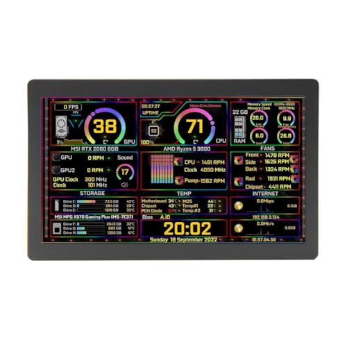 Ohulelks Typ-C 7 "IPS Secondary Monitor, 1024x600 Dynamic LCD-Anzeige, Unterstützt die Vertikale Anzeige Von AIDA64 CPU GPU RAM Ohulelks Typ-C 7 "IPS Secondary Monitor, 1024x600 Dynamic LCD-Anzeige, Unterstützt die Vertikale Anzeige Von AIDA64 CPU GPU RAM von Ohulelks