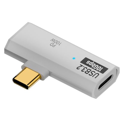 Ohulelks USB3.2 10 Gbit/S USB C auf Dual Type-C OTG-Datenadapter, Stecker auf Buchse, 100 W Schnelllade-Kopfhöreradapter, Ohulelks USB3.2 10 Gbit/S USB C auf Dual Type-C OTG-Datenadapter, Stecker auf Buchse, 100 W Schnelllade-Kopfhöreradapter, von Ohulelks