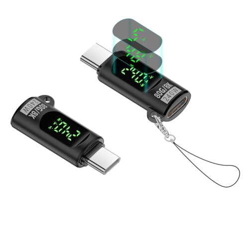 Ohulelks USB4 80Gbit / S Adapter Typ C zum Typ C OTG -Kabelanschluss 8K@60Hz 5A Schneller Ladekabelanschluss Schwarz von Ohulelks