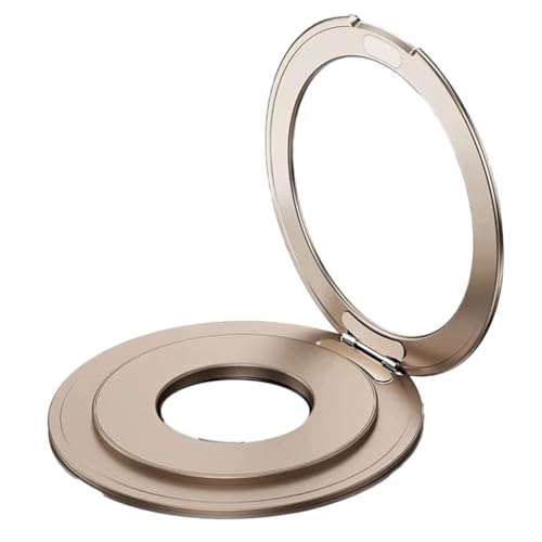 Ohulelks Universeller Tablet-Ständer: Magnetischer Ständer, Faltbarer Klebe-Desktop-Ständer in Gold. von Ohulelks