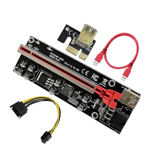 Ohulelks VER009S Plus PCI-E Riser Karte 009S Plus PCIE X1 auf X16 4Pin 6Pin Strom USB 3.0 Kabel für Bitcoin Litecoin Mining Rig B Ohulelks VER009S Plus PCI-E Riser Karte 009S Plus PCIE X1 auf X16 4Pin 6Pin Strom USB 3.0 Kabel für Bitcoin Litecoin Mining Rig B von Ohulelks