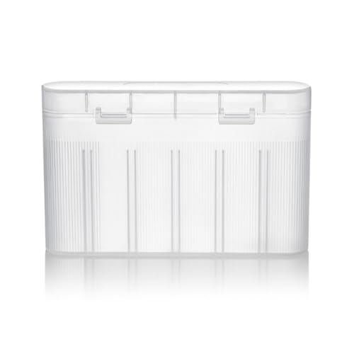 Ohulelks wasserdichte Aufbewahrungsbox für AA AAA 18650 Batterien, Tragbare Halterung, Schutzhülle, Organizer für 6 Stück 18650 Ohulelks wasserdichte Aufbewahrungsbox für AA AAA 18650 Batterien, Tragbare Halterung, Schutzhülle, Organizer für 6 Stück 18650 von Ohulelks