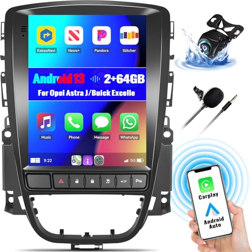 OiLiehu 2G+64G Android 13 Doppel Din Radio Carplay Android Auto für Opel Astra J/Buick Excelle XT GT 2006-2016 Autoradio Mit Bildschirm 9.7 Zoll mit Bluetooth/SWC/FM RDS/WiFi/GPS/Rückfahrkamera OiLiehu 2G+64G Android 13 Doppel Din Radio Carplay Android Auto für Opel Astra J/Buick Excelle XT GT 2006-2016 Autoradio Mit Bildschirm 9.7 Zoll mit Bluetooth/SWC/FM RDS/WiFi/GPS/Rückfahrkamera von OiLiehu