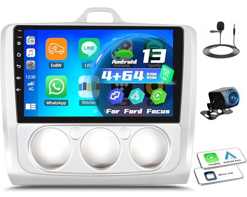 OiLiehu 4+64G Android 13 CarPlay Android Auto Autoradio 2Din für Ford Focus MK2 Exi MT 2004-2011 Radio 9 '' Autoradio mit Bildschirm Mirror Link Bluetooth GPS FM RDS WiFi EQ + Rückfahrkamera OiLiehu 4+64G Android 13 CarPlay Android Auto Autoradio 2Din für Ford Focus MK2 Exi MT 2004-2011 Radio 9 '' Autoradio mit Bildschirm Mirror Link Bluetooth GPS FM RDS WiFi EQ + Rückfahrkamera von OiLiehu
