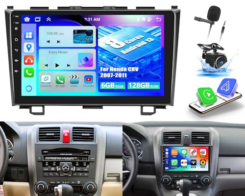 OiLiehu 6+128G 8 Kern Android 13 CarPlay Android Auto Doppel Din Radio für Honda CRV 2007-2011 Autoradio Mit Bildschirm 9 Zoll mit Mirror Link Bluetooth GPS FM RDS WiFi SWC DSP/EQ + Rückfahrkamera OiLiehu 6+128G 8 Kern Android 13 CarPlay Android Auto Doppel Din Radio für Honda CRV 2007-2011 Autoradio Mit Bildschirm 9 Zoll mit Mirror Link Bluetooth GPS FM RDS WiFi SWC DSP/EQ + Rückfahrkamera von OiLiehu