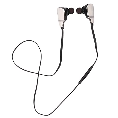 Oikabio 1 Satz Sport Wireless Stereo Bluetooth 4.0 Kopfhörer mit eingebauten Mini Freisprecheinrichtung Laufen Kopfhörer H901 Silber von Oikabio