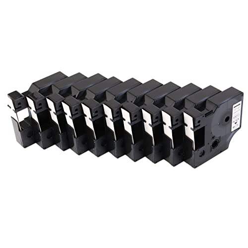 Oikabio 10 Stück, kompatibel mit Etikettenmacher/Klebeband 45013, Schwarz auf Weiß, kompatibel mit Label Manager 160 210 450 280 Oikabio 10 Stück, kompatibel mit Etikettenmacher/Klebeband 45013, Schwarz auf Weiß, kompatibel mit Label Manager 160 210 450 280 von Oikabio