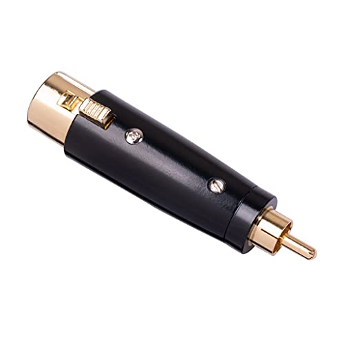 Oikabio Adapter XLR auf Adapter auf XLR-Buchse, XLR-Stecker auf Cinch-Buchse, für Stereo-Mikrofonkabel Oikabio Adapter XLR auf Adapter auf XLR-Buchse, XLR-Stecker auf Cinch-Buchse, für Stereo-Mikrofonkabel von Oikabio