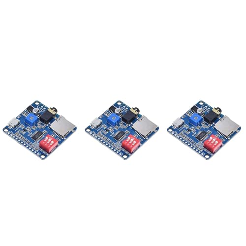 Oikabio DY-SV5W Sprachwiedergabemodul für MP3-Musik-Player, Sprachwiedergabe-Verstärker, 5 W, SD/TF-Karte, integrierter UART-I/O-Trigger, 3 Stück Oikabio DY-SV5W Sprachwiedergabemodul für MP3-Musik-Player, Sprachwiedergabe-Verstärker, 5 W, SD/TF-Karte, integrierter UART-I/O-Trigger, 3 Stück von Oikabio