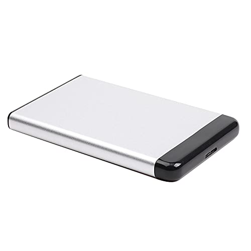 Oikabio Externe Platte 1TB HDD 2,5 Tragbarer USB3.0 Externer Speicher Mobile Platte für PC Desktop Laptop Silber von Oikabio