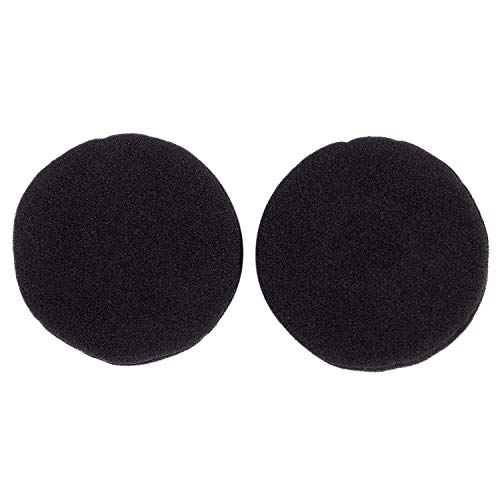 Oikabio Schaum Polster Ear Pad Abdeckung Fuer Kopfhoerer Headphone (Schwarz, 50mm, Packet Von 2 Pcs) von Oikabio