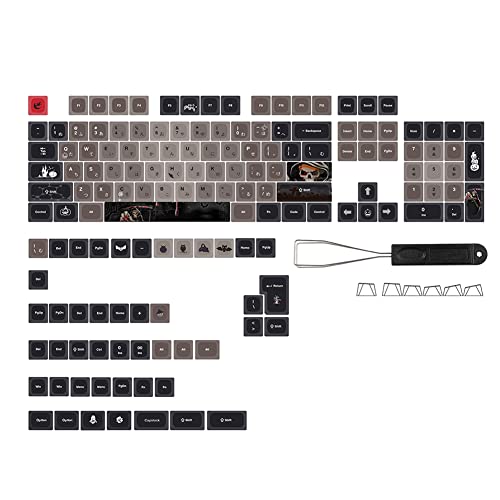 Oikabio Theme 150 Tastenkappe Double-Shot Hintergrundbeleuchtung Tastenkappe für mechanische Tastatur Kappe Sub Tastenkappen von Oikabio