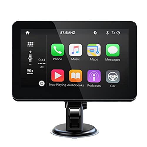 Oikabio Video-Player mit Autoradio, 17,8 cm (7 Zoll), Touchscreen, MP5-Player, kabellos, für Auto, iOS/Android, Carplay, Tablet, Plug-and-Play von Oikabio