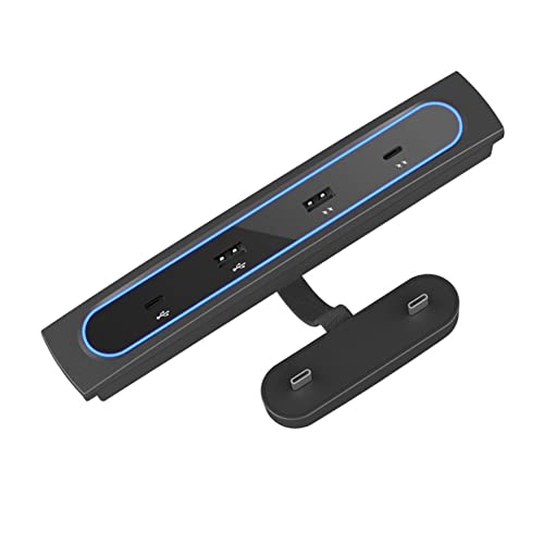 Oikabio für und 2021 2022 Zubehör 27W Schnellladestation 4 in 1 USB LED Hub Mittelkonsole Sensor von Oikabio