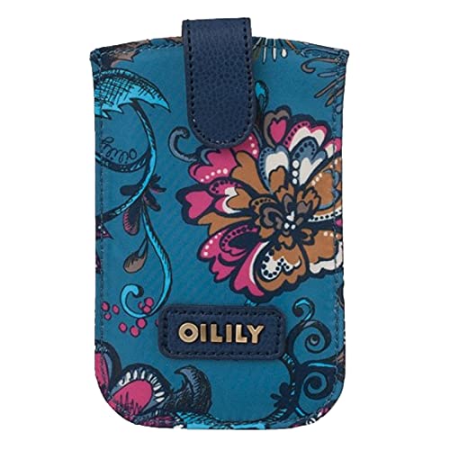 Oilily Sea of Flowers Smartphone Pull Case Deep Ocean von Oilily