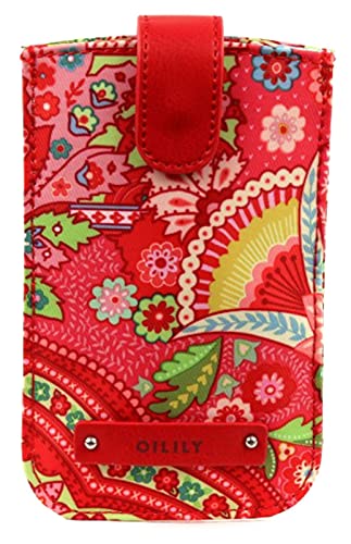 Oilily Smartphone Cases Handyhülle 8.5 cm, Raspberry (Rot), Breite ca. 14 cm, Höhe ca. 9 cm, Tiefe ca. 0,5 cm von Oilily