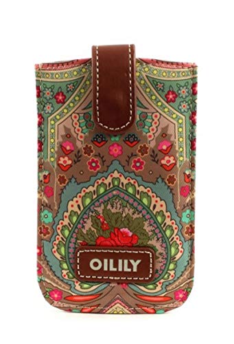 Oilily Winter Ovation Smartphone Pull Case Biscuit, Biscuit (Braun), Breite 8,7 cm, Höhe 13,5 cm, Tiefe 0,5 cm von Oilily