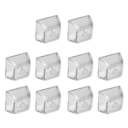 10Pcs Transparent PC Tastenkappen XDA Höhe 1U 1X Mechanische Tastatur Tastenkappen Leere Hintergrundbeleuchtung Tastenkappen Für Cherry Switch 1U Tastenkappen von Oilmal