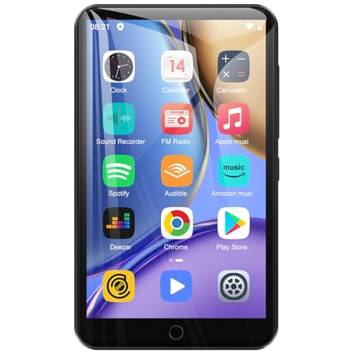 80GB WiFi MP3 Player mit Bluetooth, 4 Zoll Touchscreen Android 9.0 MTK 8-Kern Spotify MP4 Player, Tragbarer Musikplayer mit Lautsprecher, mit Play Store app, Support for Install/uninstall 80GB WiFi MP3 Player mit Bluetooth, 4 Zoll Touchscreen Android 9.0 MTK 8-Kern Spotify MP4 Player, Tragbarer Musikplayer mit Lautsprecher, mit Play Store app, Support for Install/uninstall von Oilsky