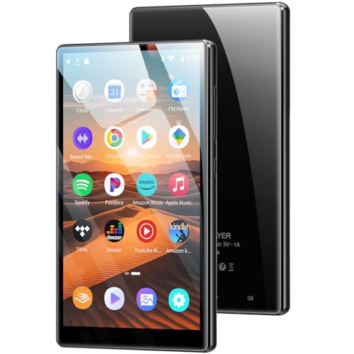 96GB MP3 Player mit Bluetooth und WiFi, Oilsky 4,7 Zoll 1080P Touchscreen Digitaler MP4-Player, Mp3-Player mit Spotify Kids, Android 13.0 Online Streaming Musikplayer 96GB MP3 Player mit Bluetooth und WiFi, Oilsky 4,7 Zoll 1080P Touchscreen Digitaler MP4-Player, Mp3-Player mit Spotify Kids, Android 13.0 Online Streaming Musikplayer von Oilsky