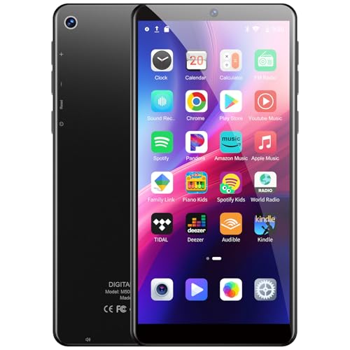MP3 Player mit Bluetooth und WLAN, Oilsky 144GB MP3-Musik-Player mit Kamera, 5,5 Zoll 1080P Touchscreen MP4-Player, Android 13.0 Spotify MP3-Player mit Lautsprecher von Oilsky