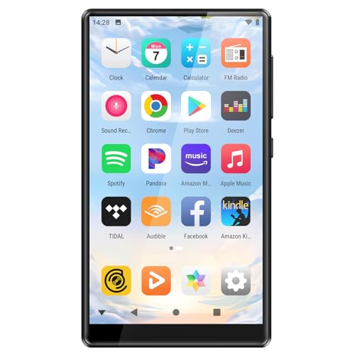 MP3-Player mit Bluetooth und WLAN, Oilsky 80GB Musik-Player mit Spotify, 1080P 4,7 Zoll Android 9.0 MP4-Player mit Apps von Oilsky