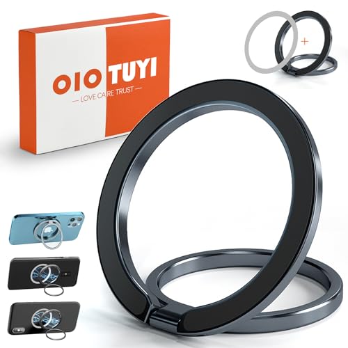OioTuyi 360° Drehung Magnetischer Handy Ring Halter, Handyringhalterung Finger, Ringhalter für Handy, Handyhalterung Finger, Kompatibel mit MagSafe Zubehör, Handy Ring Magnetisch OioTuyi 360° Drehung Magnetischer Handy Ring Halter, Handyringhalterung Finger, Ringhalter für Handy, Handyhalterung Finger, Kompatibel mit MagSafe Zubehör, Handy Ring Magnetisch von OioTuyi