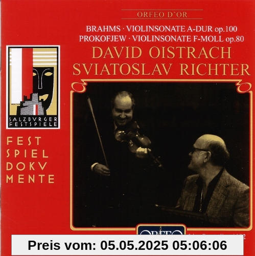 Salzburger Festspiele (5. Solistenkonzert 20.08.1972) von Oistrach