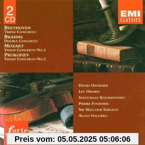 Tripel-,Doppel-+Violinkonzert von Oistrach