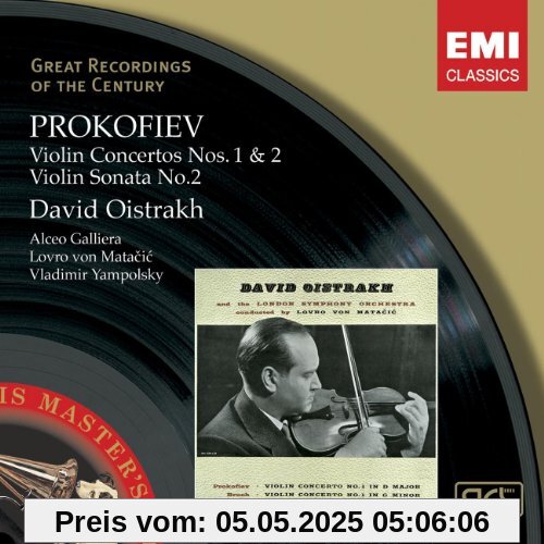 Violinkonzerte 1+2/Violinson.2 von Oistrach