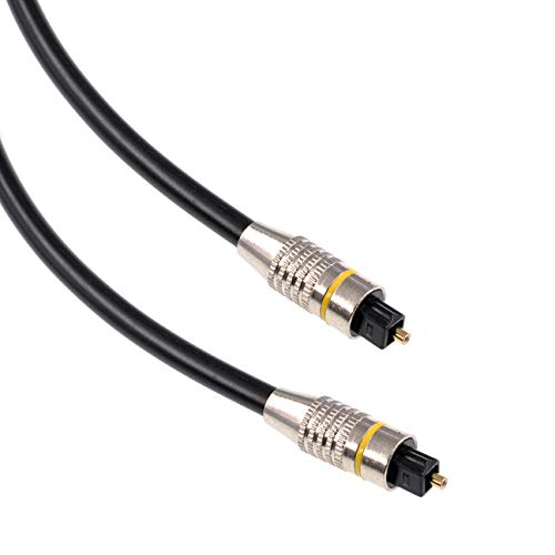 Oiyagai 1 Stück TosLink Kabel OD 6,0 Digitales Optisches Audiokabel SPDIF Digital DTS Surround Sound Bar Kabel für Heimkino (1M / 3,2FT) von Oiyagai