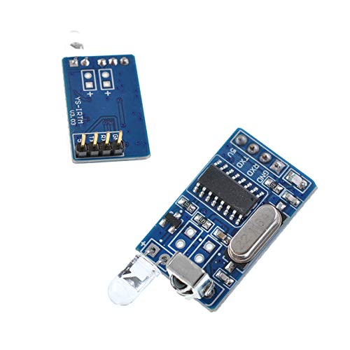 Oiyagai 2 Stück IR-Infrarot-Transceiver-Decoder-Modul TTL-Kommunikations-Fernbedienung für Arduino von Oiyagai