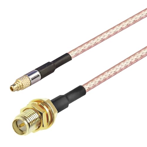 Oiyagai 2pcs RG316 Draht Jumper SMA Weiblich mit Pin zu MMCX Männlich mit Verbindungslinie RF Koaxial Koaxial Koaxial Kabel Antenne Extender Kabel Adapter Jumper (15cm/5.9") von Oiyagai