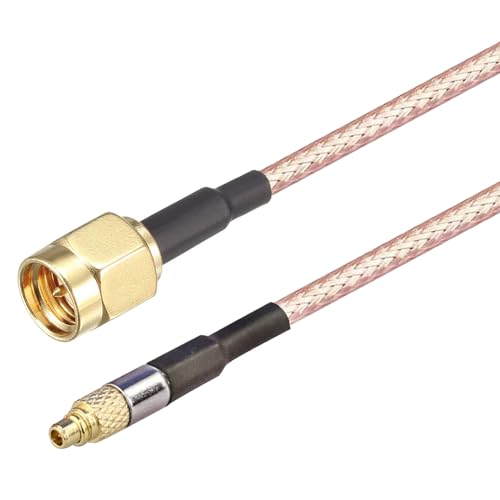 Oiyagai 2pcs RG316 Wire Jumper SMA Male to MMCX Male with Connecting Line RF Coaxial Coax Cable Antenna Extender Cable Adapter Jumper (30cm/11.8") von Oiyagai