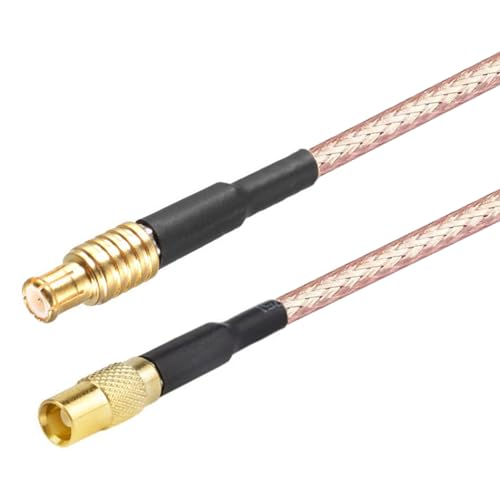 Oiyagai 2 Stück RF RG316 Pigtail MCX Stecker Antennenstecker zu MCX Buchse Koaxialadapter Verlängerungskabel (50cm/19,6") von Oiyagai