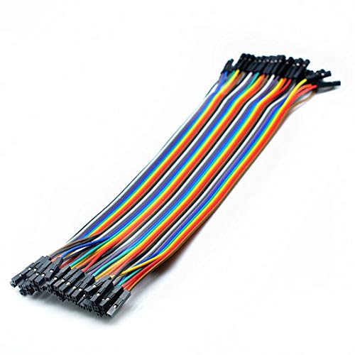 Oiyagai Dupont-Kabel 3 Set/120 Stück 20cm/7,9in Buchse auf Buchse Jumper Draht Dupont-Kabel für DIY Arduino Raspberry PI von Oiyagai