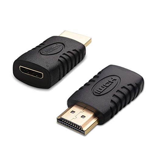 Oiyagai HDMI-Stecker auf Mini-HDMI-Buchse, Adapter für Laptop, Camcorder, Kamera und andere Geräte, vergoldet, 2 Stück von Oiyagai