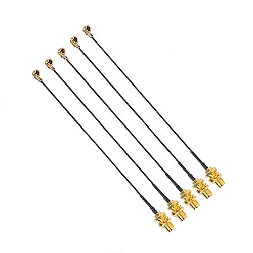 Oiyagai IPEX U.FL Verlängerungskabel IPEX zu SMA Buchse Pigtail Kabel für Mini PCIe Karten Xbox WiFi Adapter FPV Antenne Transmitter GSM/3G/GPS/4G (20 cm) 5 Stück von Oiyagai