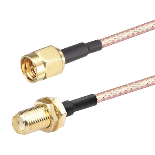 Oiyagai RG316 Koaxialkabelbrücke, SMA-Stecker auf SMA-Buchse, 50 cm, 2 Stück Oiyagai RG316 Koaxialkabelbrücke, SMA-Stecker auf SMA-Buchse, 50 cm, 2 Stück von Oiyagai