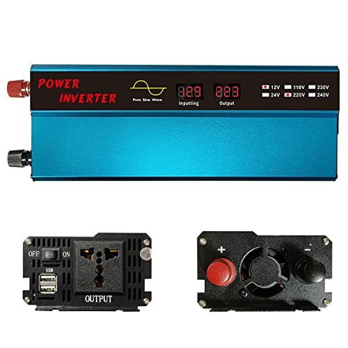 2000W Auto -Leistungswechselrichter DC 12V 24 V bis AC 220V Pure Sinus -Wellenleistungspannungswandler mit Smart Digital Display -Bildschirm 2000W Auto -Leistungswechselrichter DC 12V 24 V bis AC 220V Pure Sinus -Wellenleistungspannungswandler mit Smart Digital Display -Bildschirm von Oiyekntd